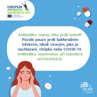 Evropský antibiotický den nabádá k zodpovědnému používání antibiotik