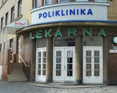 Vchod do Polikliniky Strakonice