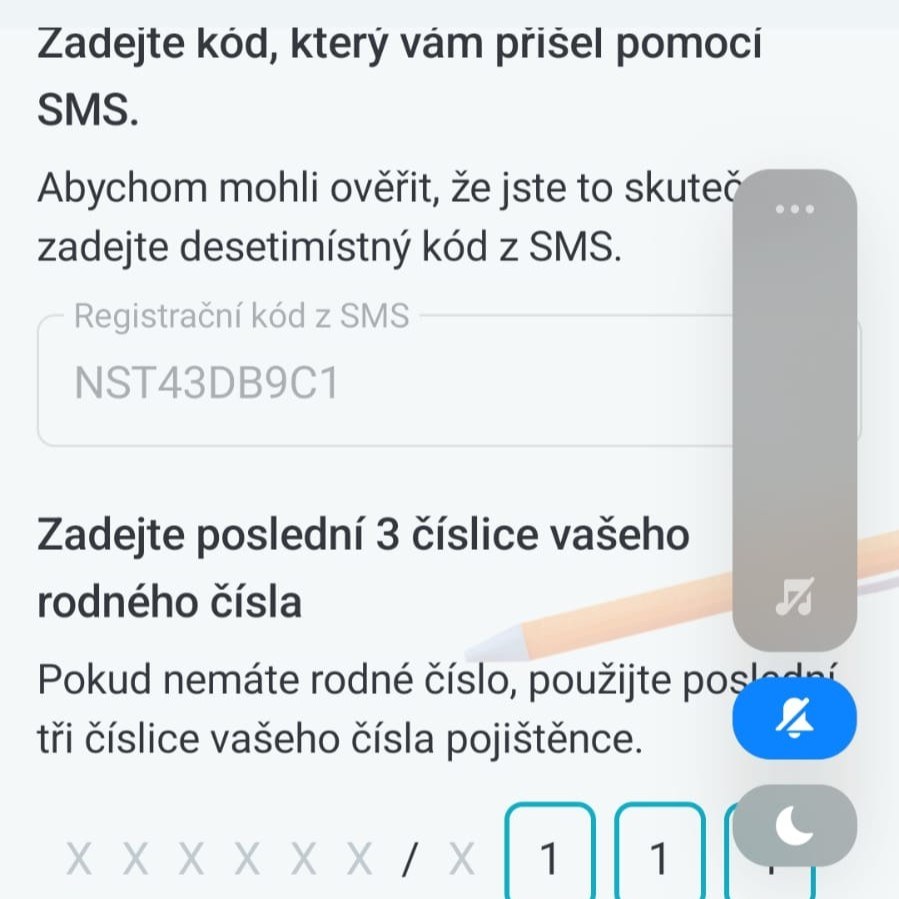 Připojení nemocnice registračním kódem